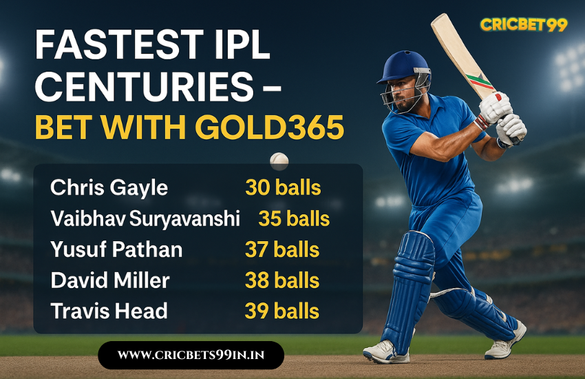 Read more about the article Top 5 Fastest Centuries in IPL – Watch and Bet Live on Cricbet99